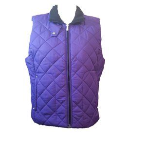 Vest Jacket Quilted Purple Ralph Lauren Active(L)